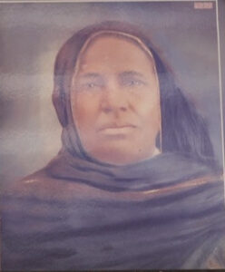 Portrait of Kishan Kaur, mother of Hardit Singh Sandhu.