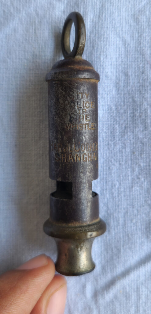 City, police or fire whistle