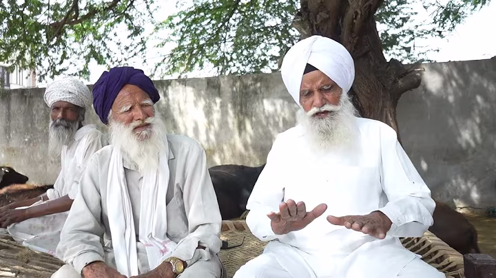 People pictured in the published Ajaib Singh interview thumbnail
